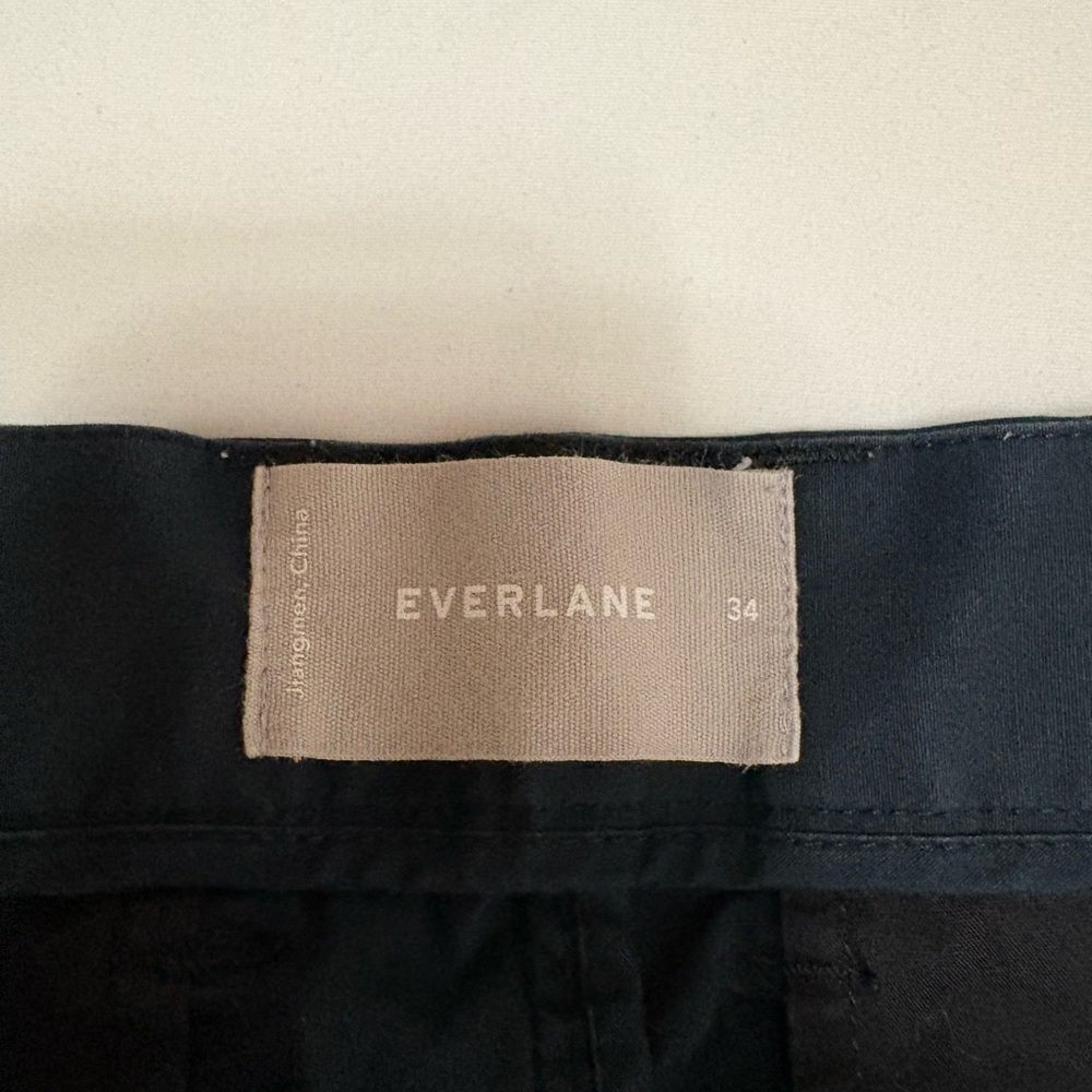 NWOT Everlane Black Flat Front Shorts Versatile Style - Picture 3 of 5